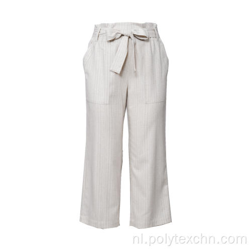 Lente zomer losse katoenen linnen overall broek